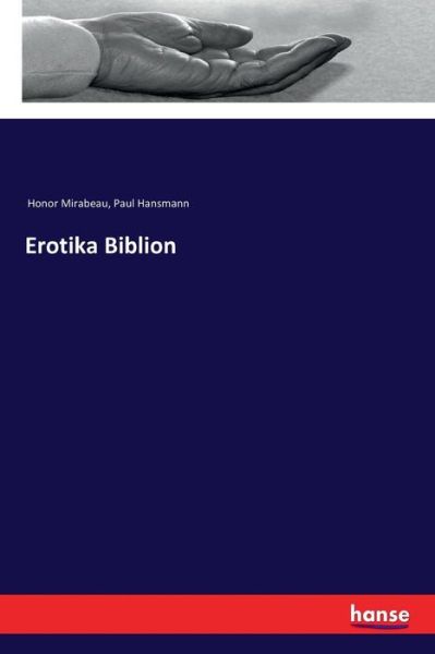 Erotika Biblion - Mirabeau - Książki -  - 9783337358716 - 13 listopada 2017