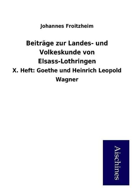 Cover for Froitzheim · Beiträge zur Landes- und Vol (Book)