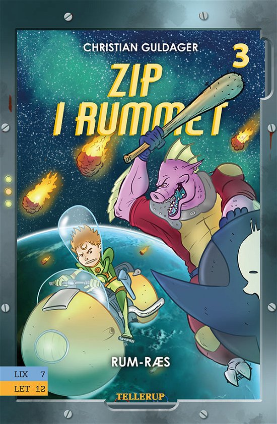 Cover for Christian Guldager · Zip i rummet, 3: Zip i rummet #3: Rum-ræs (Hardcover Book) [1e uitgave] (2015)