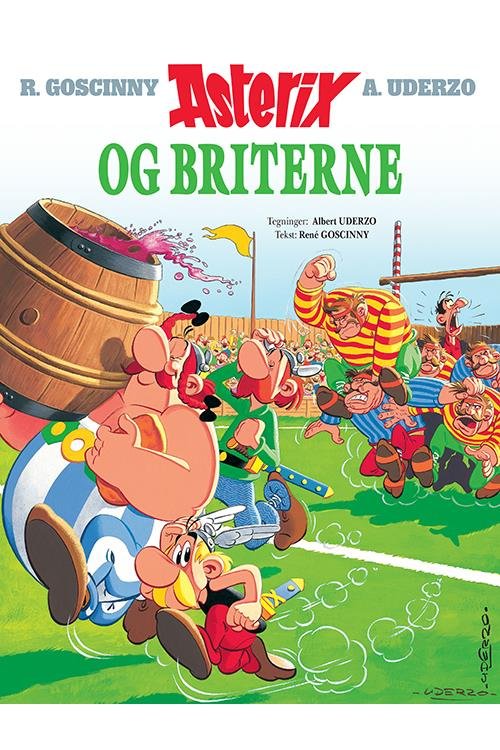 Cover for René Goscinny, René Goscinny, Albert Uderzo · Asterix og briterne (Book) [4º edição] (2017)