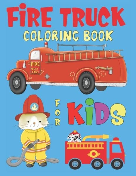 Cover for Bhabna Press House · Fire truck coloring books for kids (Pocketbok) (2020)