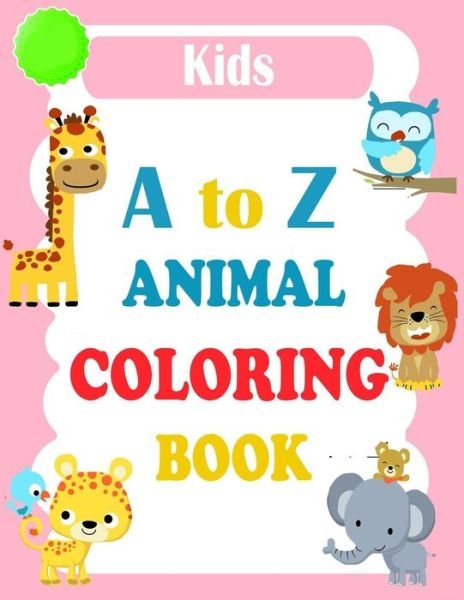 Cover for Teacherkids Homenew · A to Z Animal Coloring Book (Pocketbok) (2020)