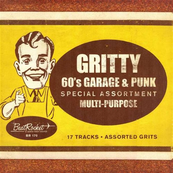 Cover for Gritty '60s Garage &amp; Punk (Ltd. Gold Vinyl) (LP) [Coloured edition] (2022)