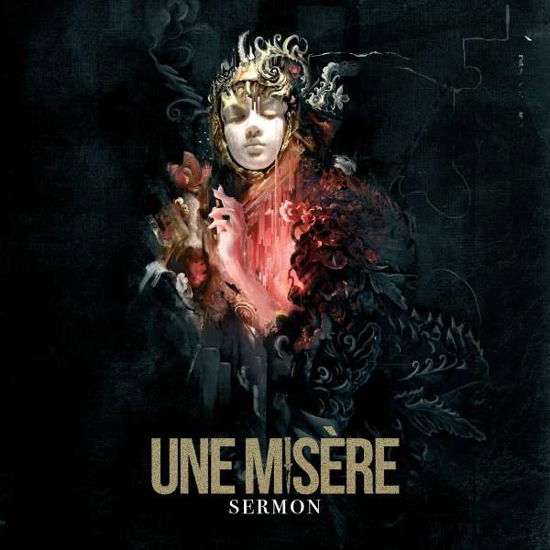 Cover for Une Misère · Sermon (Black / Gold Splatter Vinyl) (LP) [Limited, Coloured edition] (2019)