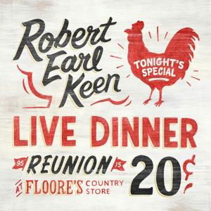 Live Dinner Reunion - Keen Robert Earl - Musiikki - Dualtone - 0803020178717 - perjantai 3. helmikuuta 2017
