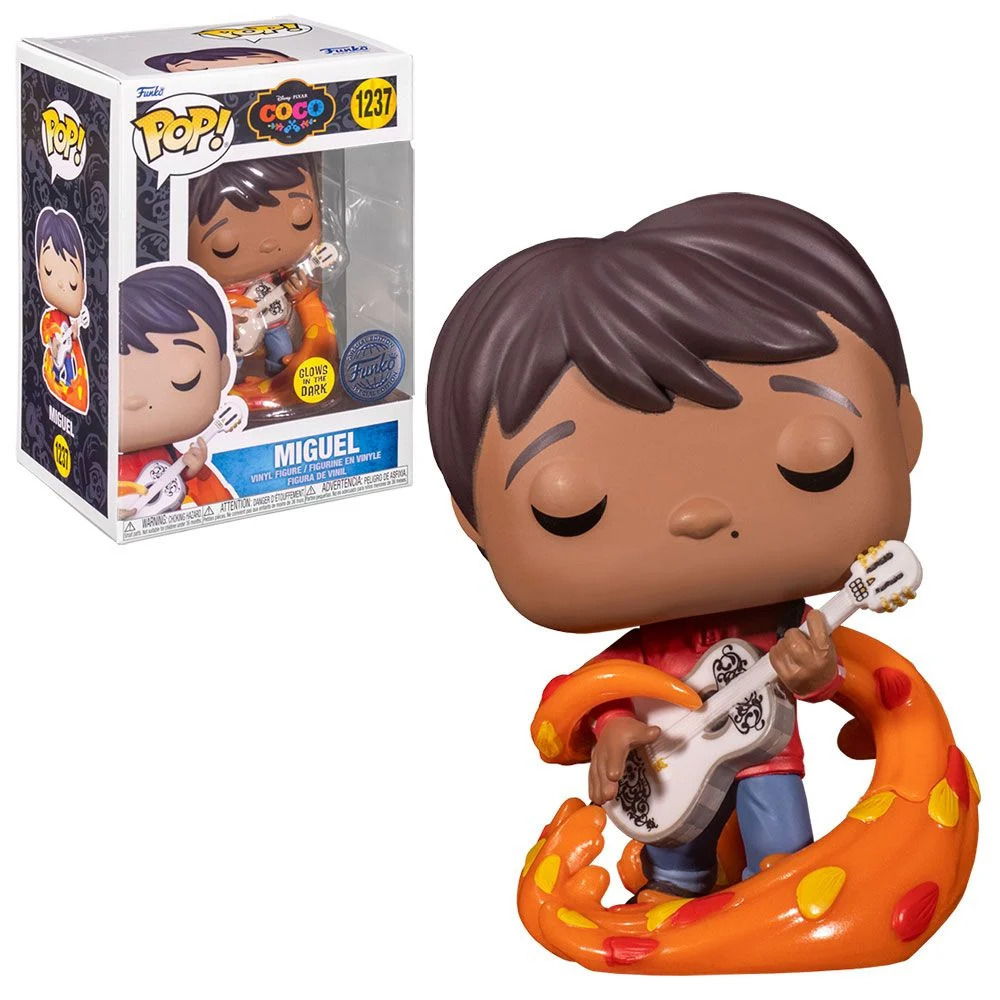 Funko hot Pop! Miguel with Guitar convention sticker