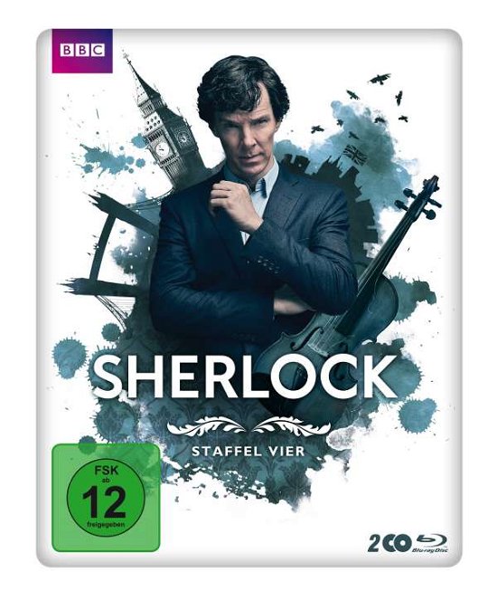 Sherlock-staffel 4 Steelbook Ltd. - Cumberbatch,benedict / Freeman,martin/+ - Películas - POLYBAND-GER - 4006448364717 - 26 de octubre de 2018