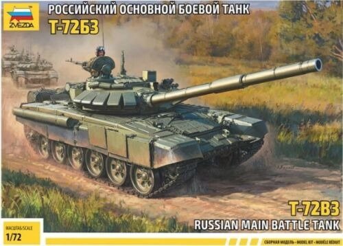 Cover for Zvezda · Zvezda - 1/72 T-72 B3 Main Battle Tank (12/22) * (Legetøj)