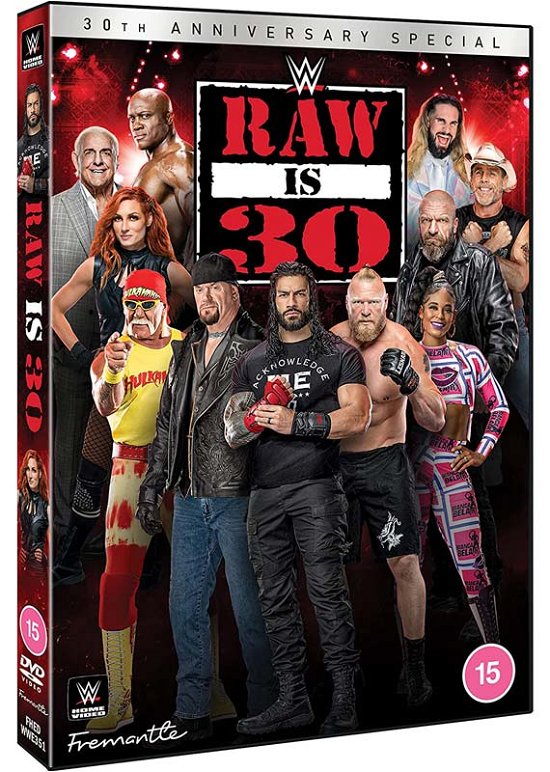 Cover for Wwe Raw 30th Anniversary (DVD) (2023)