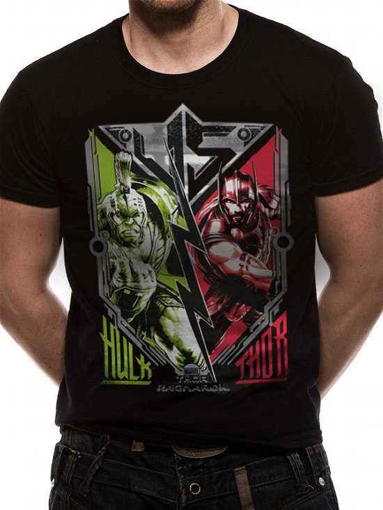 Cover for Thor Ragnarok · Thor V Hulk (T-Shirt Unisex Tg. 2Xl) (T-shirt)