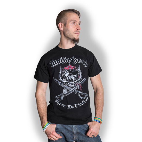 Motorhead Unisex Tee: Shiver Me Timbers - Motörhead - Merchandise - Global - Apparel - 5055295347717 - 