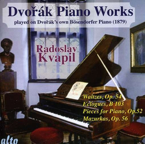 Cover for Antonin Dvorak · Valses Op.54/Pieces Pour Piano (CD) (2013)