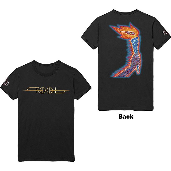 Cover for Tool · Tool Unisex T-Shirt: The Torch (Back &amp; Sleeve Print) (T-shirt) [size S] [Black - Unisex edition]