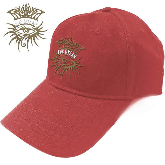 Cover for Bob Dylan · Bob Dylan Unisex Baseball Cap: Eye Icon (Kläder) [Red - Unisex edition]