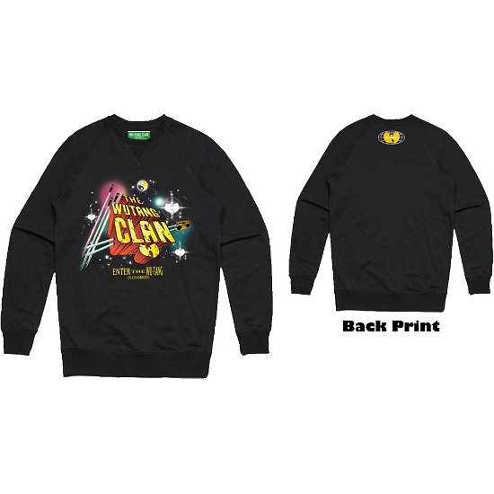 Cover for Wu-Tang Clan · Wu-Tang Clan Unisex Sweatshirt: Gods of Rap (Ex Tour / Back Print) (TØJ) [size S] [Black - Unisex edition]