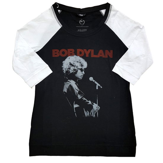 Cover for Bob Dylan · Bob Dylan Ladies Raglan T-Shirt: Sound Check (T-shirt) [size XS] [Black, White - Ladies edition]