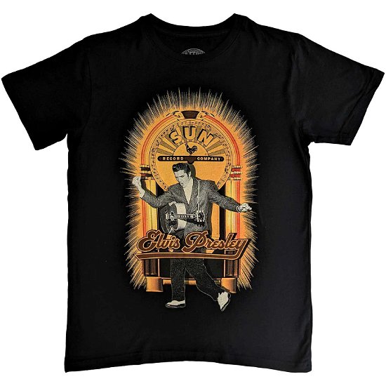 Sun Records Unisex T-Shirt: Elvis Dancing - Sun Records - Koopwaar -  - 5056561094717 - 