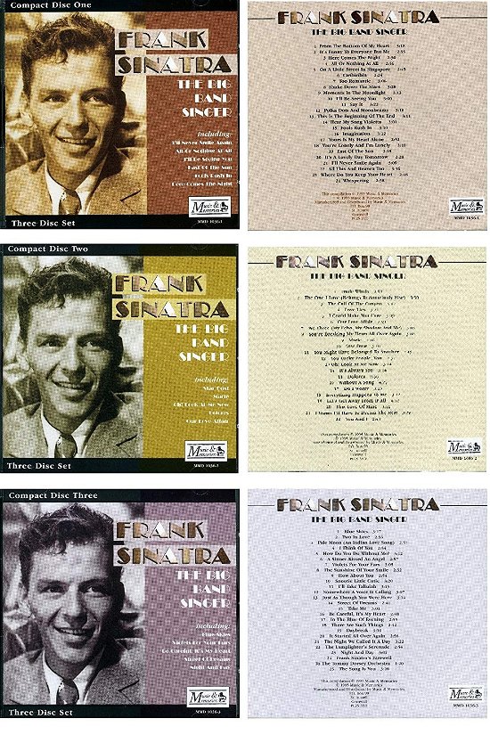 Cover for Frank Sinatra · Frank Sinatra -the Big Band Singer (CD)