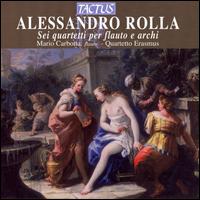 Six Quartets for Flute and Strings - A. Rolla - Musik - TACTUS - 8007194103717 - 20. april 2006