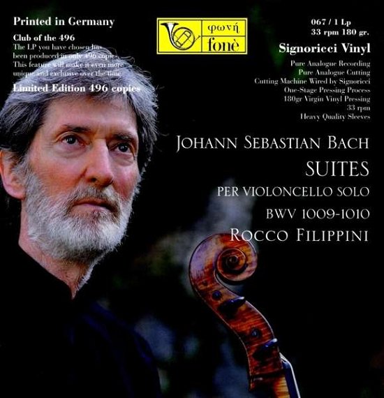 Cover for J.s. Bach · Suites Per Violoncello Solo Bwv 1009-101 (LP) (2020)