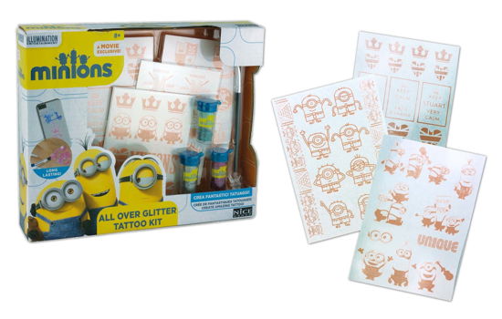 Minions - All Over Glitter Tattoo Kit - Minions - Merchandise -  - 8032642932717 - 