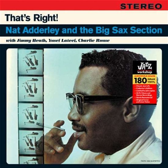 Cover for Nat Adderley · That's right (and the big sax secti (LP) [High quality, Limited edition] (2016)