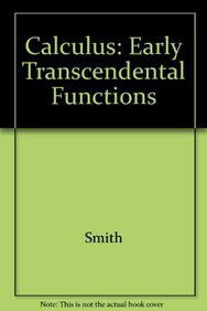 Cover for Smith · Calculus Early Transcendental Funct 3e (Paperback Book) (2006)