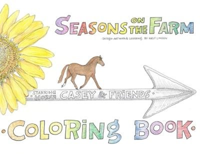 Cover for Nc Matheny · Seasons on the Farm Coloring Book Starring Casey and Friends (Paperback Book) (2021)