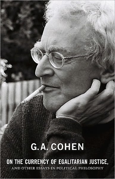 Cover for Gerald A. Cohen · On the Currency of Egalitarian Justice, and Other Essays in Political Philosophy (Taschenbuch) (2011)