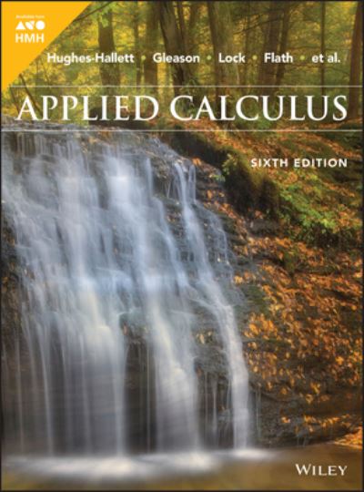 Cover for Houghton Mifflin Harcourt · Hughes-Hallett, Applied Calculus, Sixth Edition (N/A) (2018)