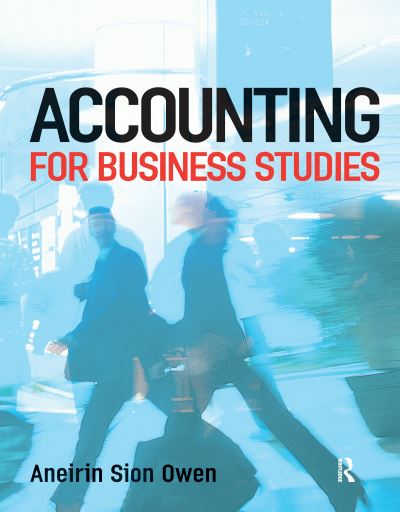 Cover for Aneirin Owen · Accounting for Business Studies (Hardcover Book) (2016)