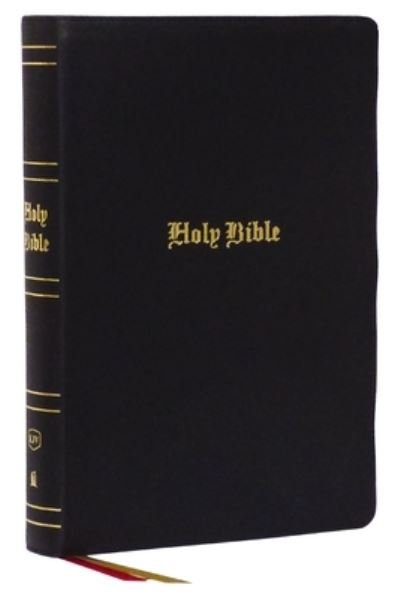 Cover for Thomas Nelson · KJV Holy Bible, Super Giant Print Reference Bible, Black, Genuine Leather, 43,000 Cross References, Red Letter, Thumb Indexed, Comfort Print: King James Version (Leather Book) (2023)