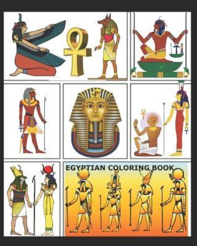 Cover for Cascadia Coloring Books · Egyptian Coloring Book (Paperback Book) (2018)