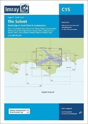 Imray Chart C15 The Solent: Bembridge to Hurst Point and Southampton - C Charts - Imray - Książki - Imray, Laurie, Norie & Wilson Ltd - 9781786795717 - 28 marca 2024