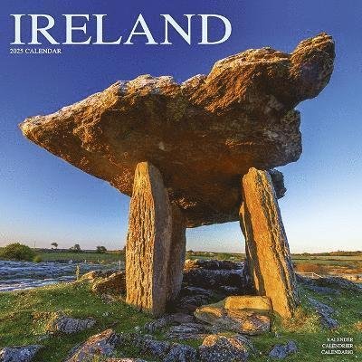 Cover for Ireland Calendar 2025 Square Travel Wall Calendar - 16 Month (Calendar) (2024)