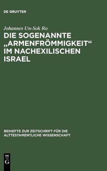 Cover for Ro · Die sogenannte  Armenfrömmigkeit  im (Buch) (2002)