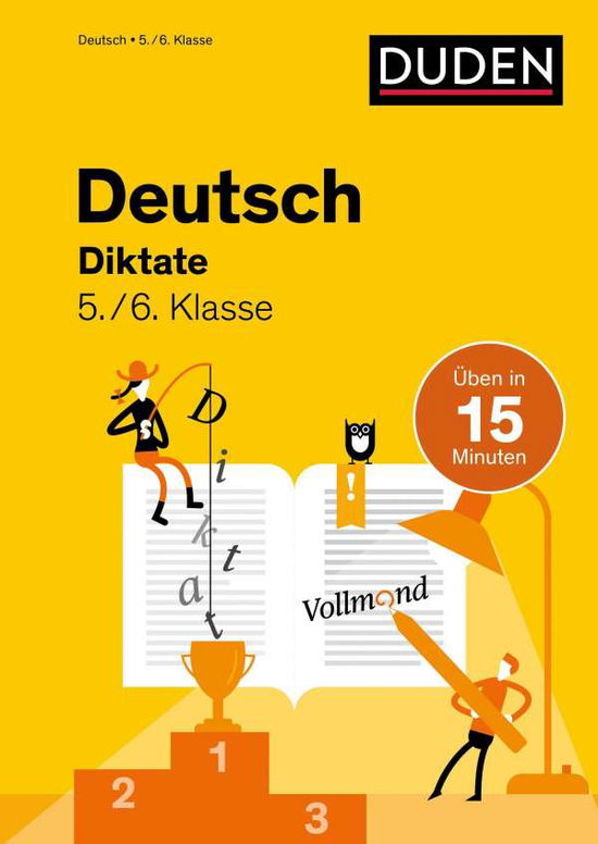 Cover for Marion Clausen · Deutsch in 15 Min - Diktate 5./6. Klasse (Paperback Book) (2021)