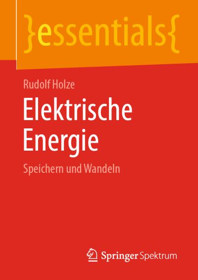 Cover for Rudolf Holze · Elektrische Energie (Book) [1. Aufl. 2019 edition] (2019)