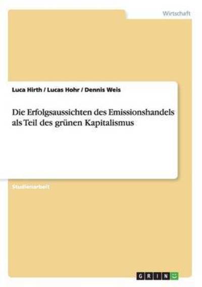 Cover for Hirth · Die Erfolgsaussichten des Emissio (Book) (2015)