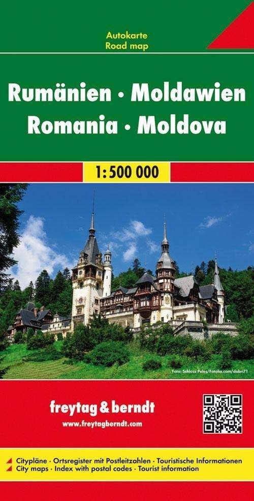 Cover for Freytag &amp; Berndt · Romania - Moldova Road Map 1:500 000 (Map) (2018)