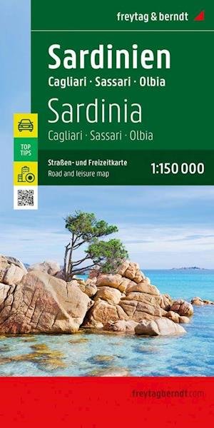 Cover for Freytag &amp; Berndt · Freytag &amp; Berndt Road Map: Freytag &amp; Berndt Road Map Sardinien: Cagliari - Sassari - Olbia (Inbunden Bok) (2023)