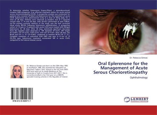 Oral Eplerenone for the Manageme - Grimes - Books -  - 9786139949717 - 
