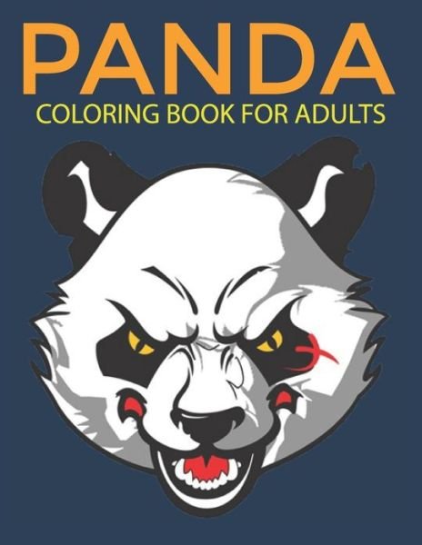 Cover for Mh Book Press · Panda coloring book for adults (Paperback Bog) (2020)