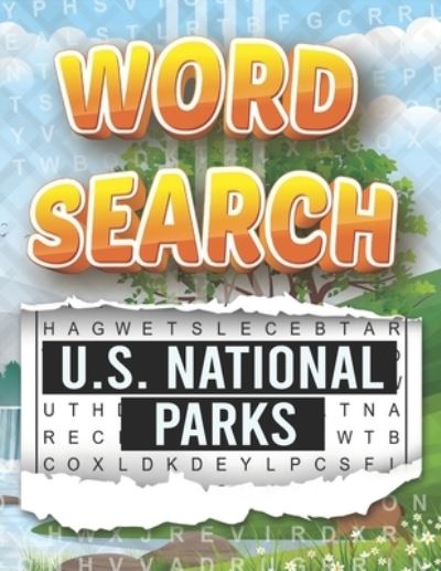 Cover for Youness Elgaddari · Word Search U.S. National Parks: National Parks (Paperback Book) (2021)