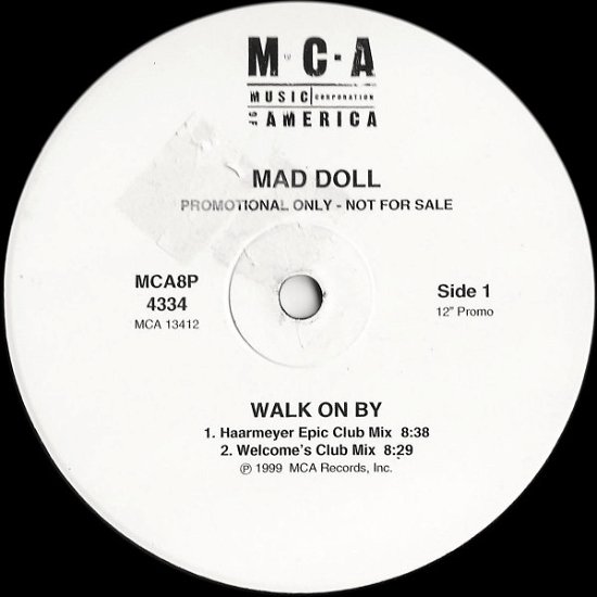 Cover for Mad Doll · Walk On By (LP) (1990)
