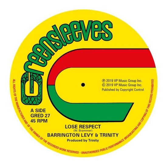 Lose Respect - Barrington Levy - Music - GREENSLEEVES - 0601811102718 - June 7, 2019