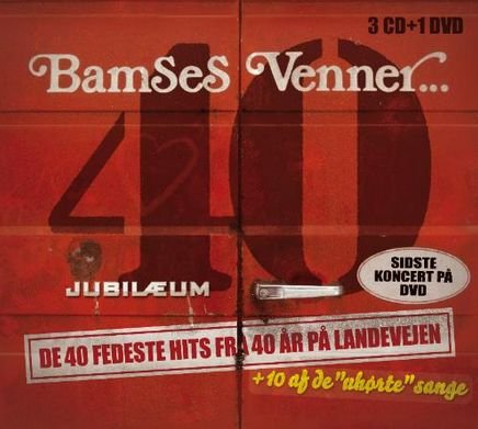 Cover for Bamses Venner · 40 Af De Fede (CD/DVD) [3CD+DVD edition] [Digipak] (2013)