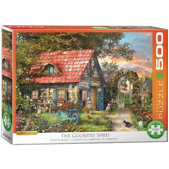 Cover for Puslespil The Country Shed · Puslespil The Country Shed - 500 brikker, 48*68cm (Jigsaw Puzzle) (2020)