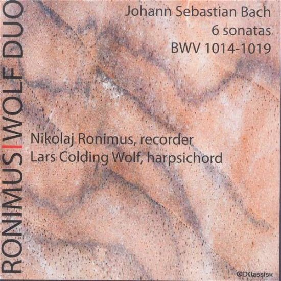 6 Sonatas - Nikolaj Ronimus, Recorder - J.s. Bach - Muziek - DIA - 0663993505718 - 31 december 2011