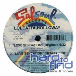 Cover for Loleatta Holloway · Hit &amp; Run / Love Sensation (LP) (2006)